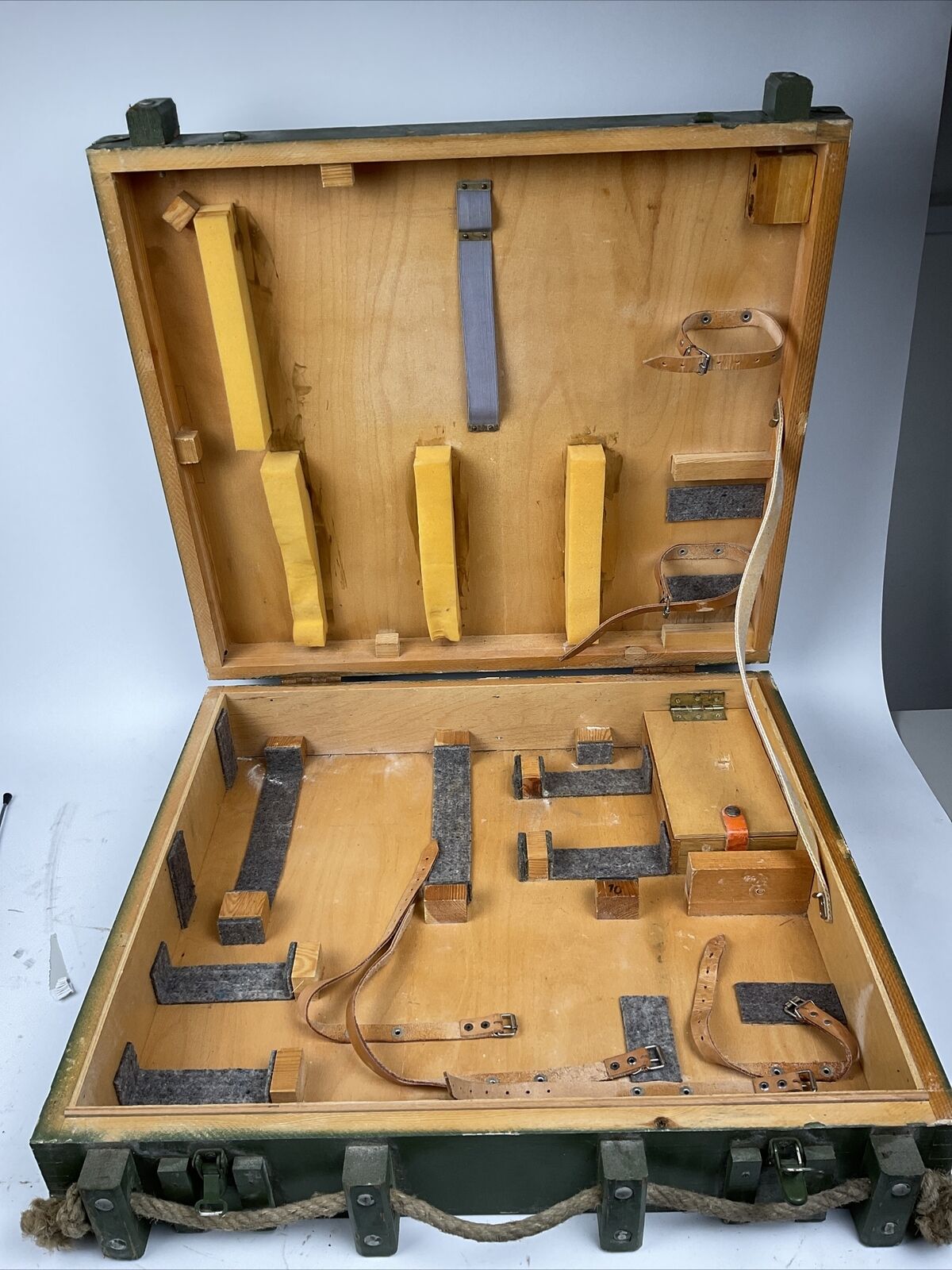 Holzkiste Für Funkgerät UFT 435 NVA Vitage Ostalgie DDR 0594