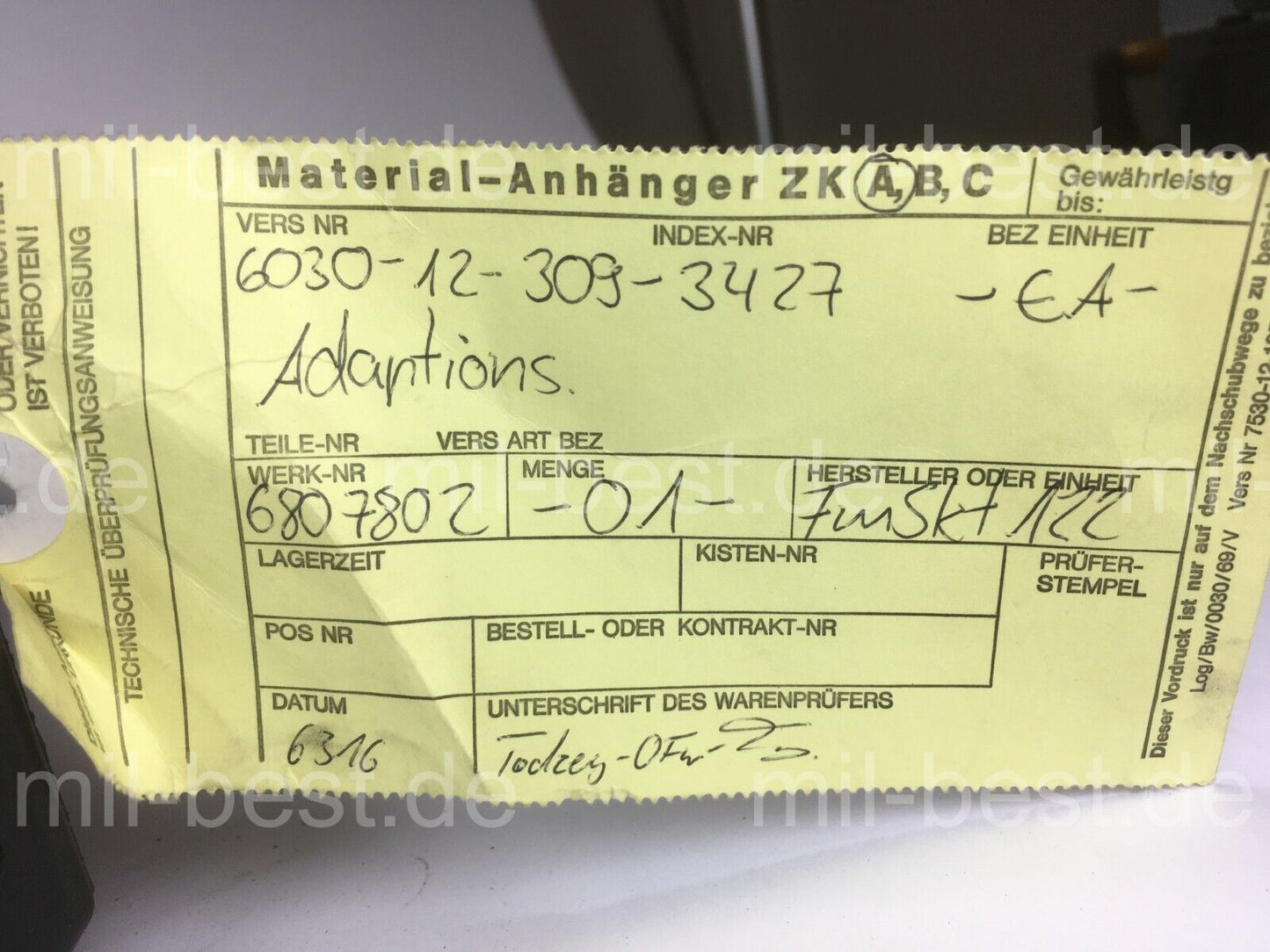 ANT SELEX LTU-OA01 Laser Lichtsignal Sender - 6030-12-309-3427 ex. Bundeswehr