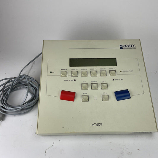 Audiometer Auritec AT409 DEFEKT inkl. Zubehör (2-Kanal) ex. Bundeswehr (115)