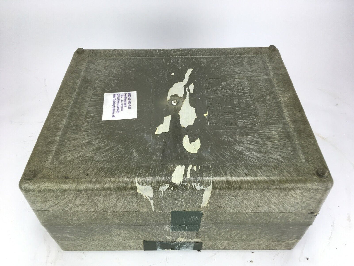 Bundeswehr Transportkiste 32 x 26 x 16 cm mit Schaumstoff GFK Box Behälter Kiste