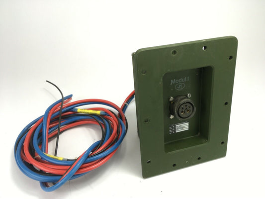 24 V Stromanschluss, Anschaltkasten Kabine J11 (J1) Modul Kabine, ex Bundeswehr
