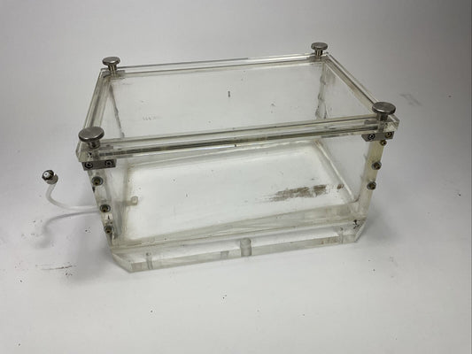 Acryl Becken Vakuumbecken Platinen Ätzen Labor Ex. Bundeswehr Vakuum 0254