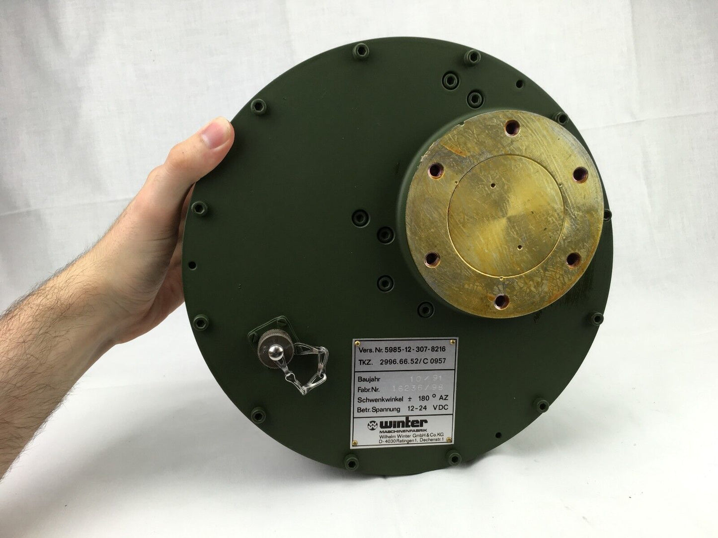 Bundeswehr Drehgestell Antenne, Drehmotor f. Satalittenschüssel, Elektromotor