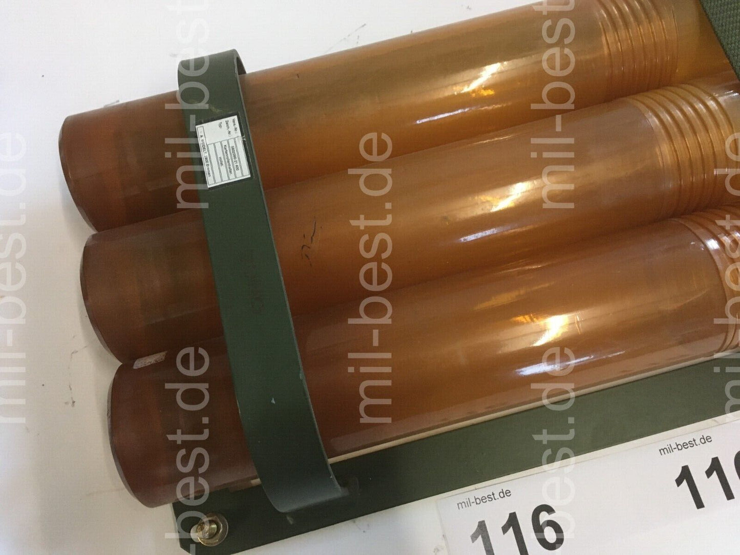 Kartenrollenhalter, Halter für 3 Kartenhülsen Kabine Zeppelin ex Bundeswehr 116