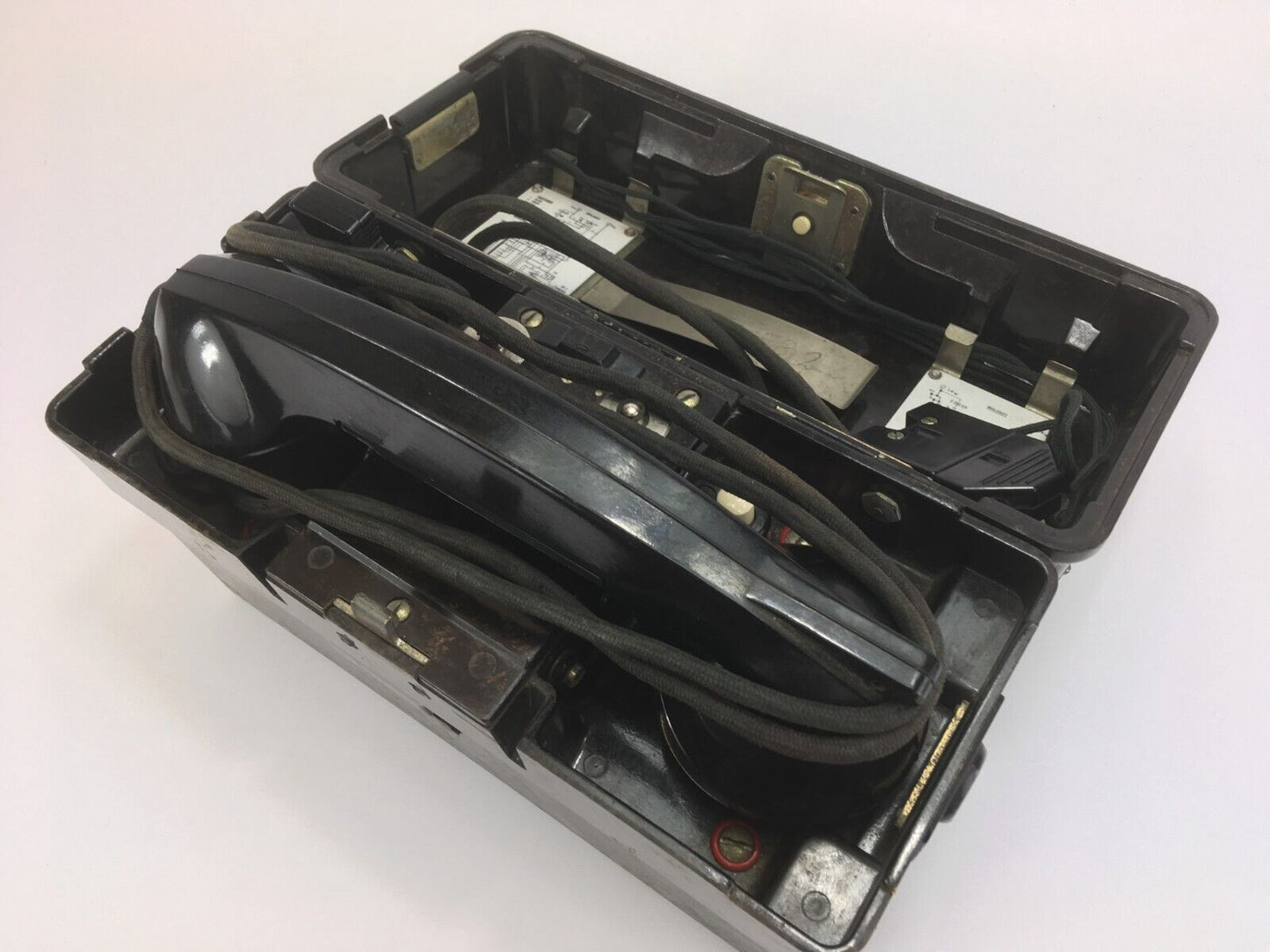 Feldtelefon "Ackerschnacker" Bundeswehr Fernmeldetechnik KomTech ex. Bundeswehr