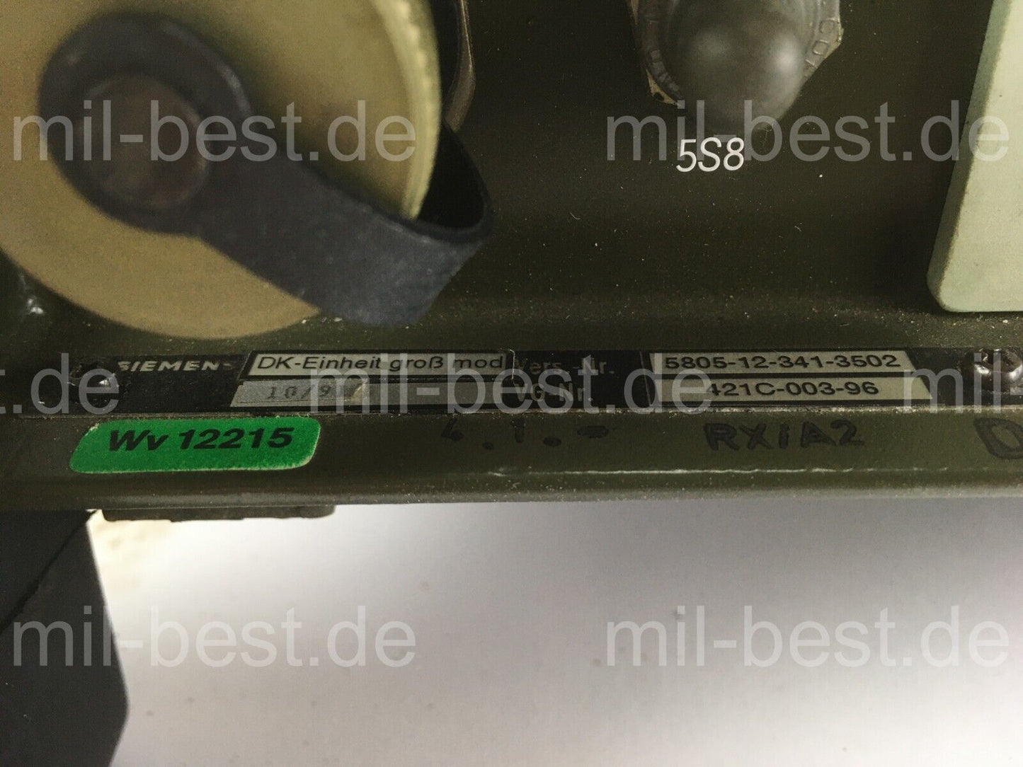 DK-Einheit groß 5805-12-341-3502 inkl. Kennungsspeicher Bundeswehr Funktechnik