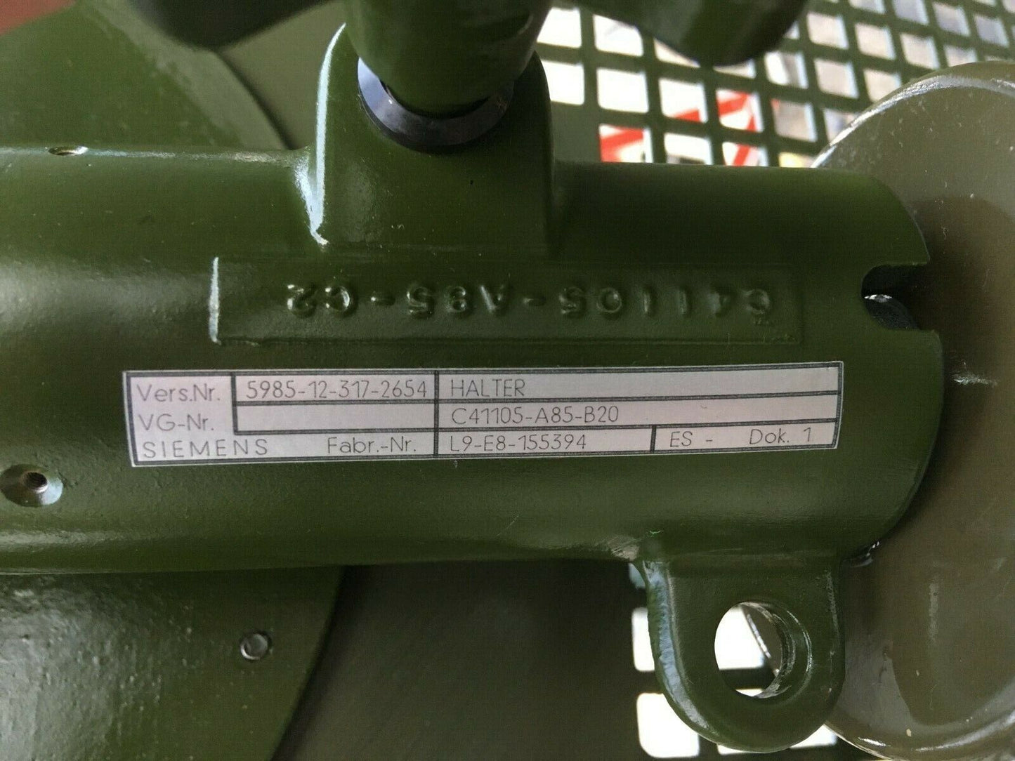 FM 1000 Backfireantenne Richtfunk Reflektor Bundeswehr SAT Empfansantenne