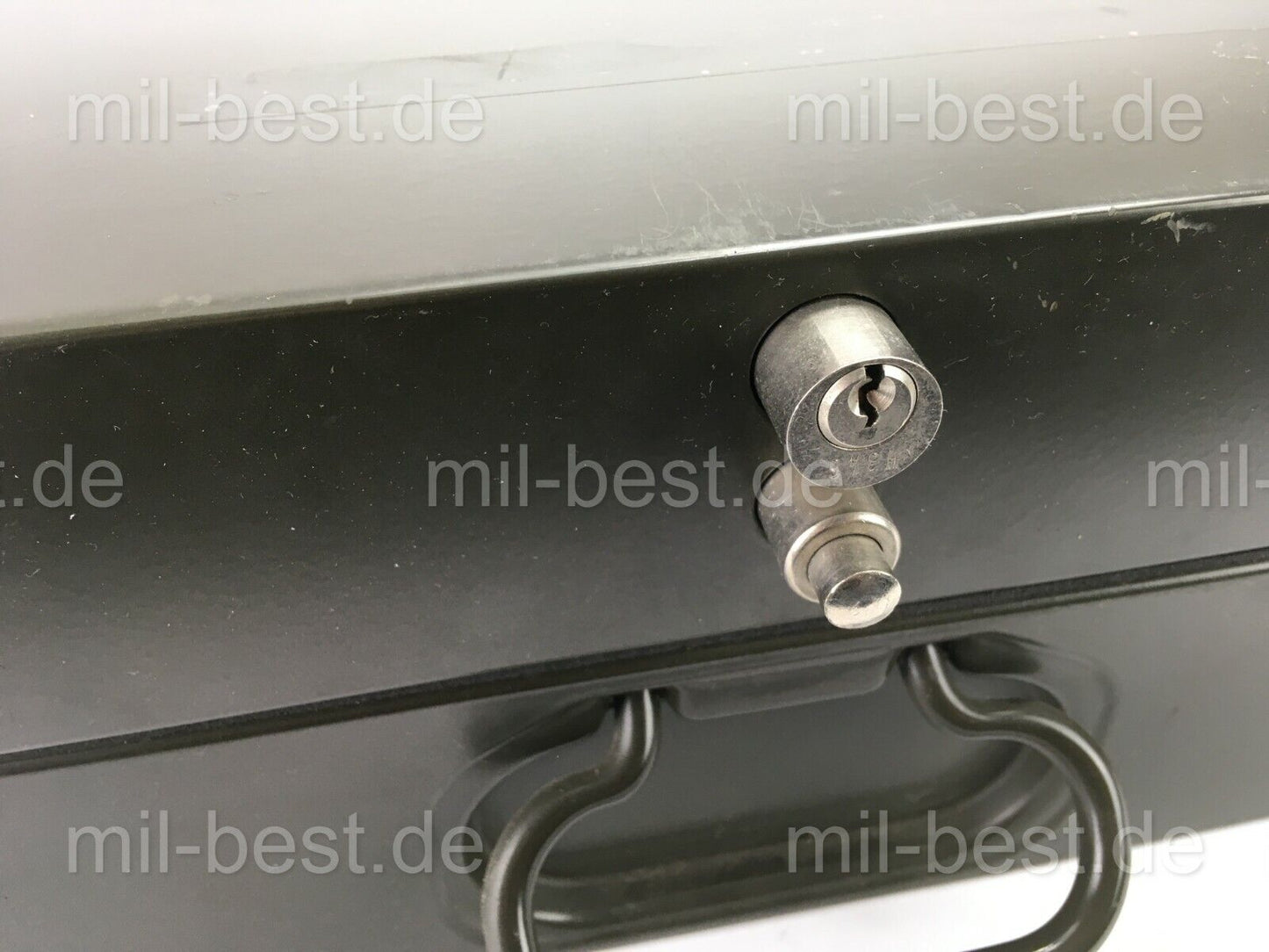 Karteikasten Metall für CD / Disketten,Transportkiste, Werkzeugkiste, Bundeswehr