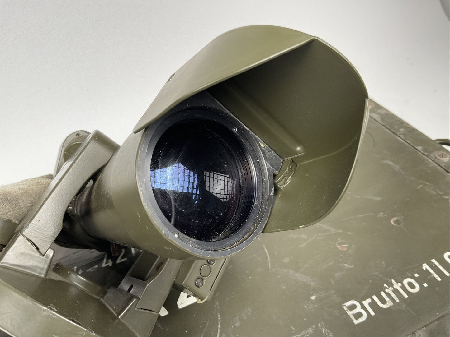 Kollimator K12mA2 Hensoldt Wetzlar Richtkreis Mit Holzkiste Ex. Bundeswehr 1084