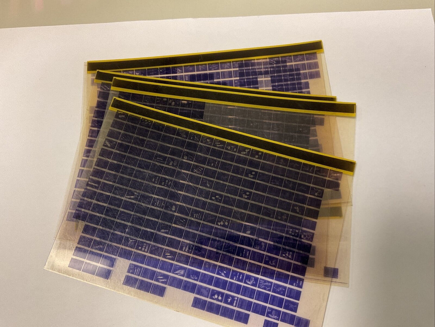 6 Stück Microfiches Bundeswehr LKW 10t UNBEKANNT/UNVOLLSTÄNDIG 0676