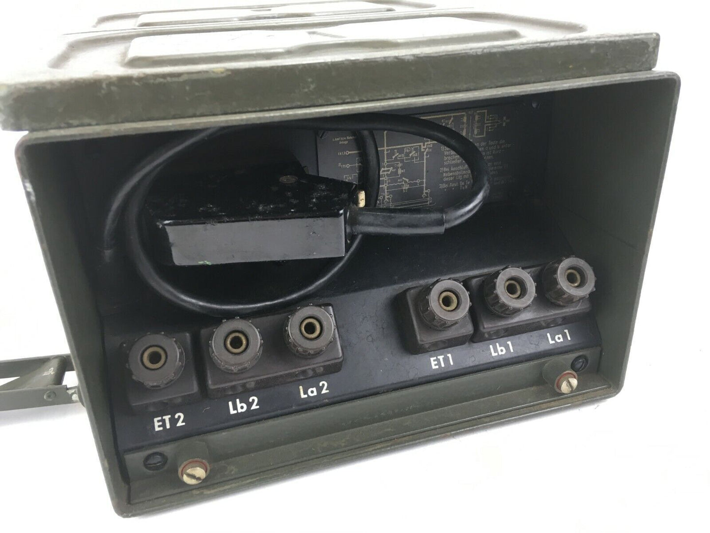 Amtszusatz, original Bundeswehr, für Vermittlung Feldfernsprecher Feldtelefon