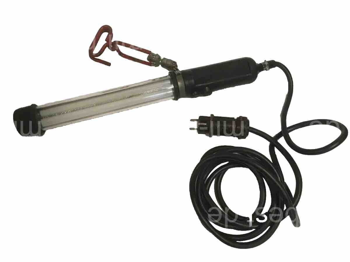 Fluorex 230 V Lampe Werkstattlampe Inspektionslampe ex Bundeswehr Kabine LKW