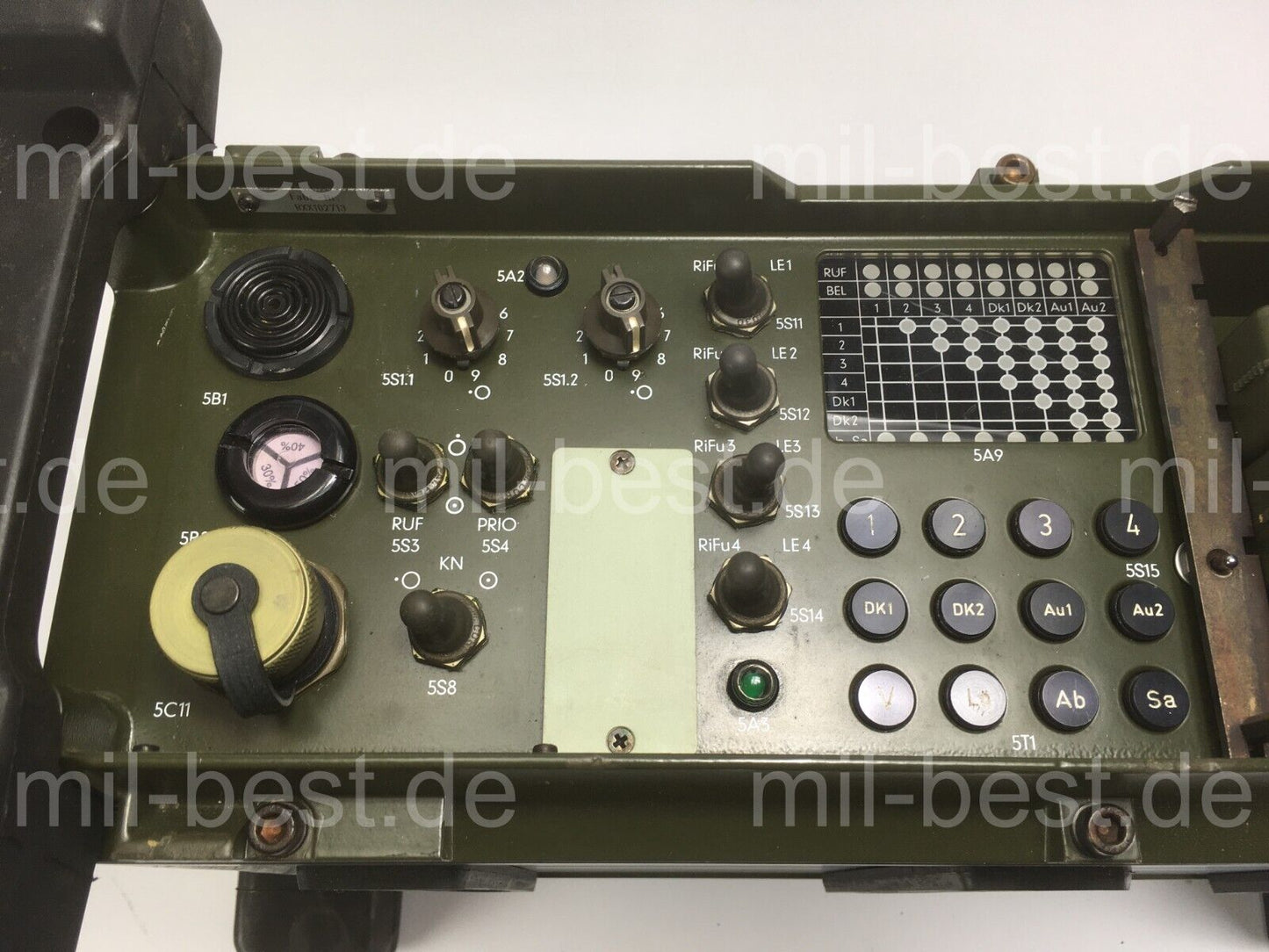 DK-Einheit groß 5805-12-341-3502 inkl. Kennungsspeicher Bundeswehr Funktechnik