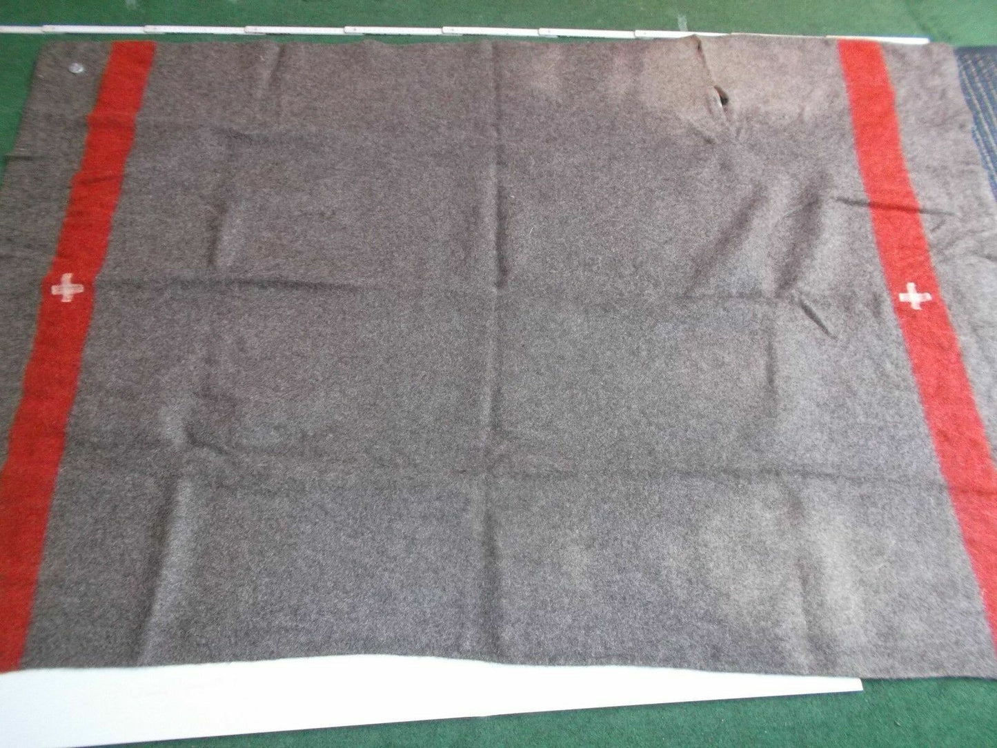 1940 WK II Original Schweizer Armeedecke, kein Replikat! Wolldecke (60)