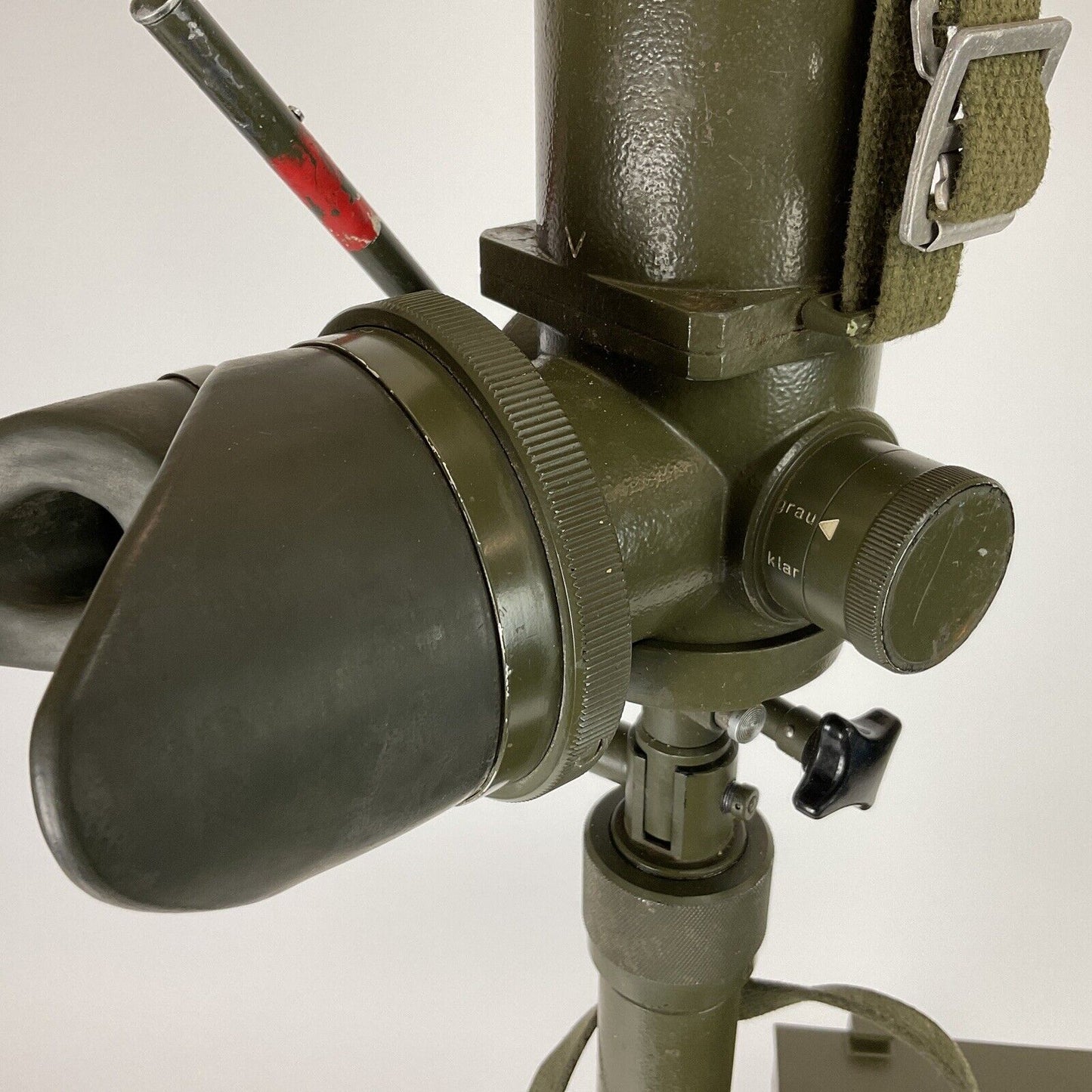 Fernrohrwinkel 1- / 10-fach Periskop Fernrohr Hensoldt Wetzlar Bundeswehr 0516