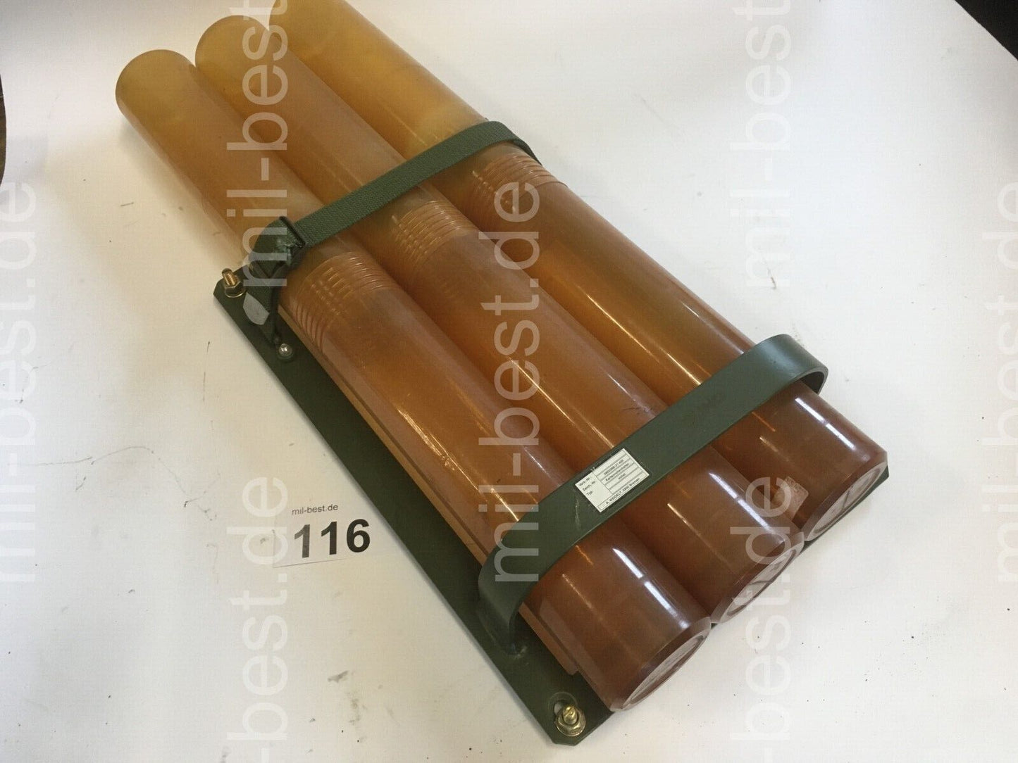 Kartenrollenhalter, Halter für 3 Kartenhülsen Kabine Zeppelin ex Bundeswehr 116