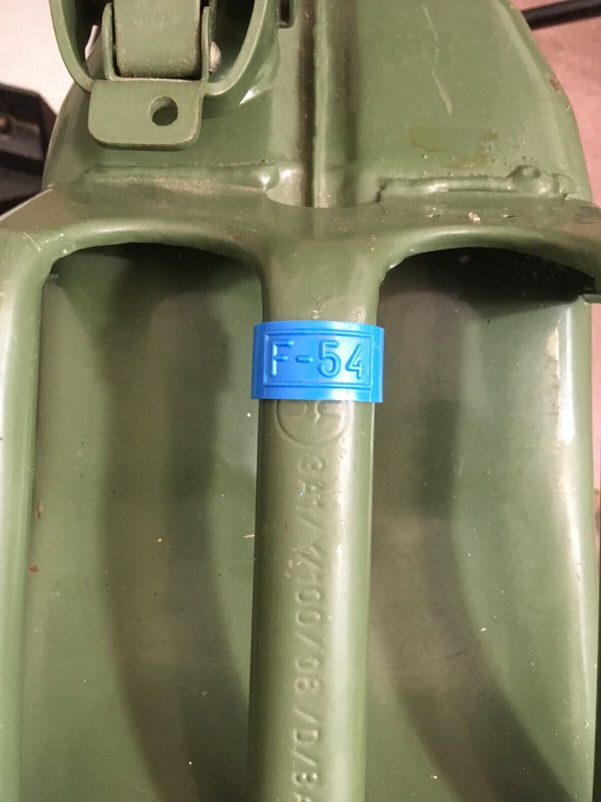 20 Stück Original Bundeswehr Markierungsringe "Diesel" F-54 für Kanister