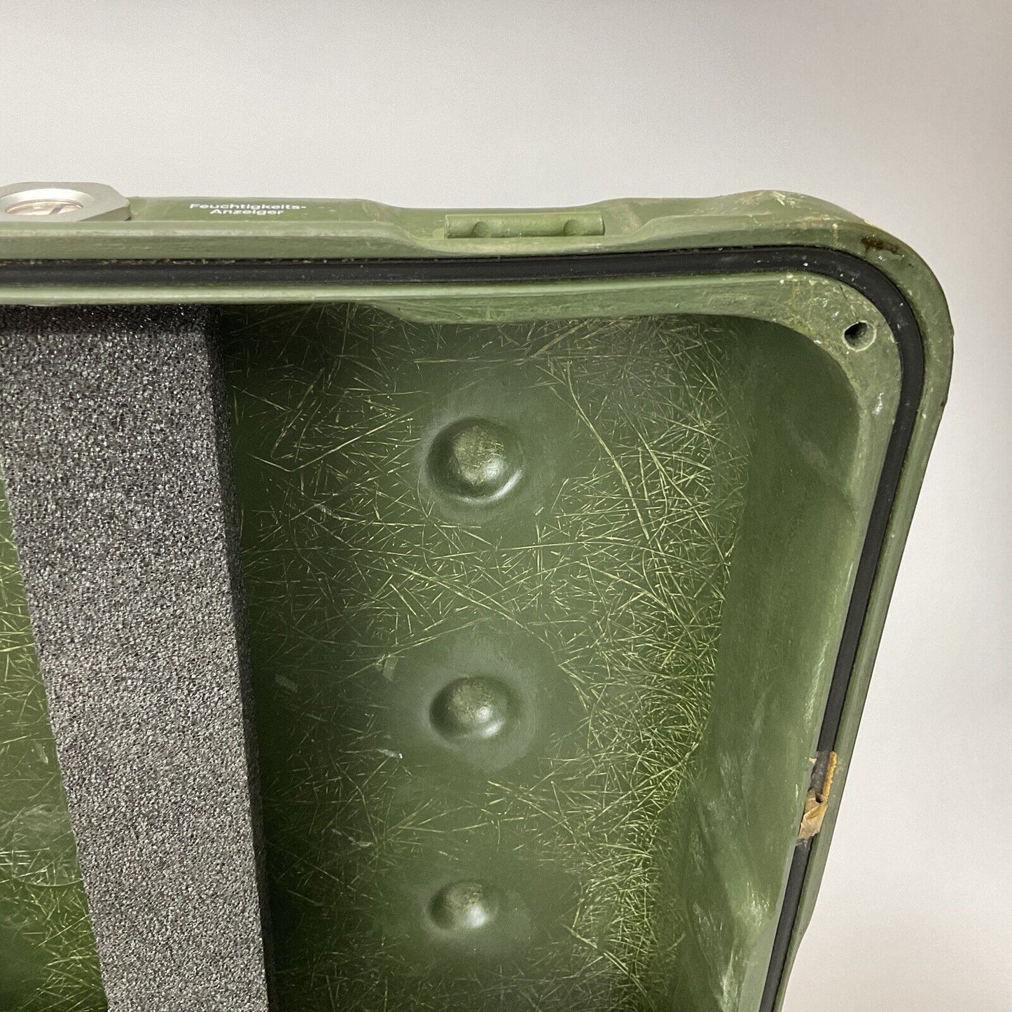 GFK-Kiste, 50x50x30 cm, Stülpdeckelbehälter, Luftdicht Ex. Bundeswehr TuLB 0388