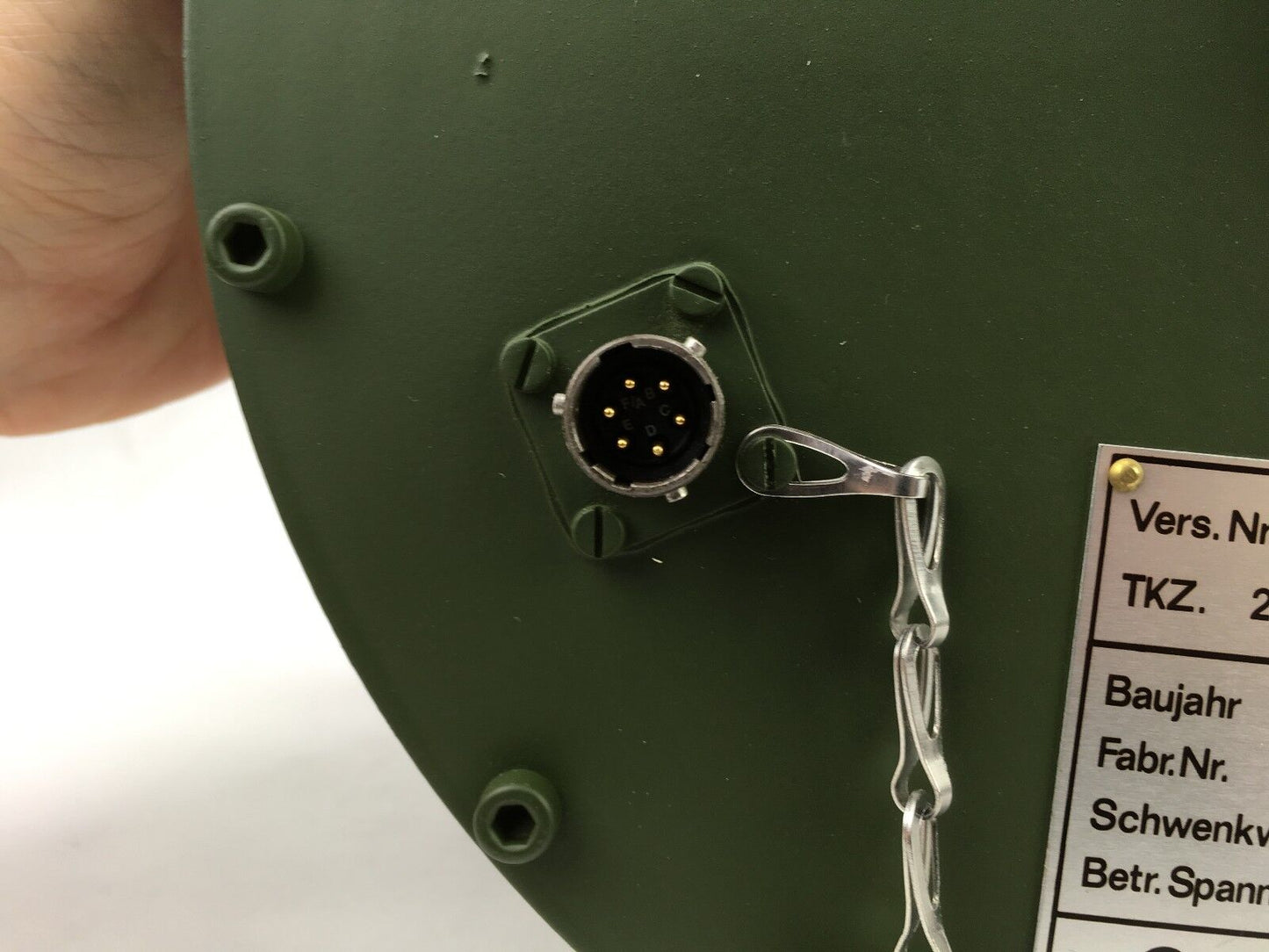 Bundeswehr Drehgestell Antenne, Drehmotor f. Satalittenschüssel, Elektromotor