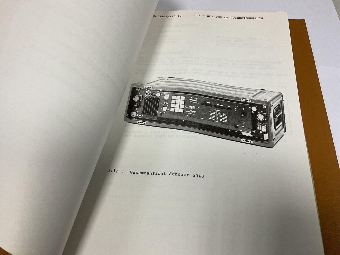 TDv 5805/123-13 FM-Interface, NATO Fernmeldetechnik Ex. Bundeswehr 0657