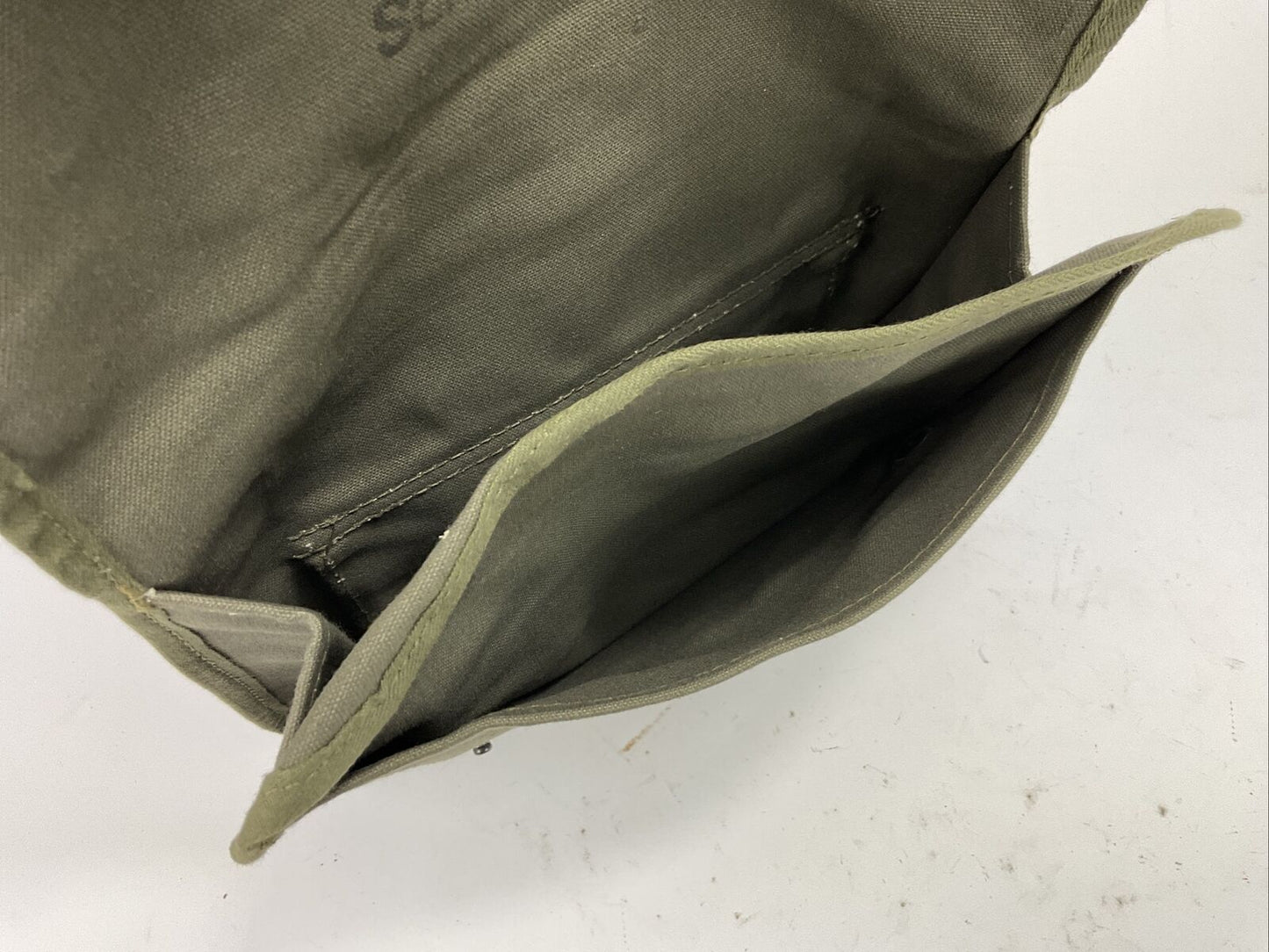Fahrtenbuch Tasche Segeltuch Oliv Original Bundeswehr Oldtimer Unimog MAN 0284