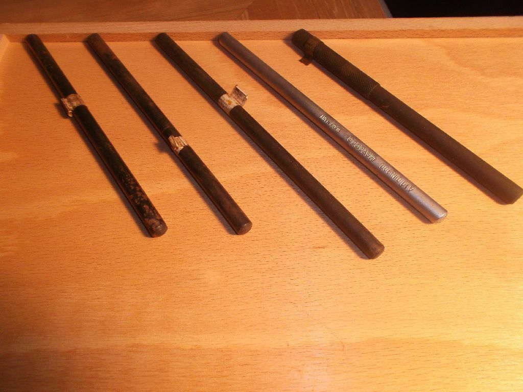 5x Drehstift Rohrsteckschlüssel Aufsteckschlüssel DIN 900 NEU ex. Bundeswehr