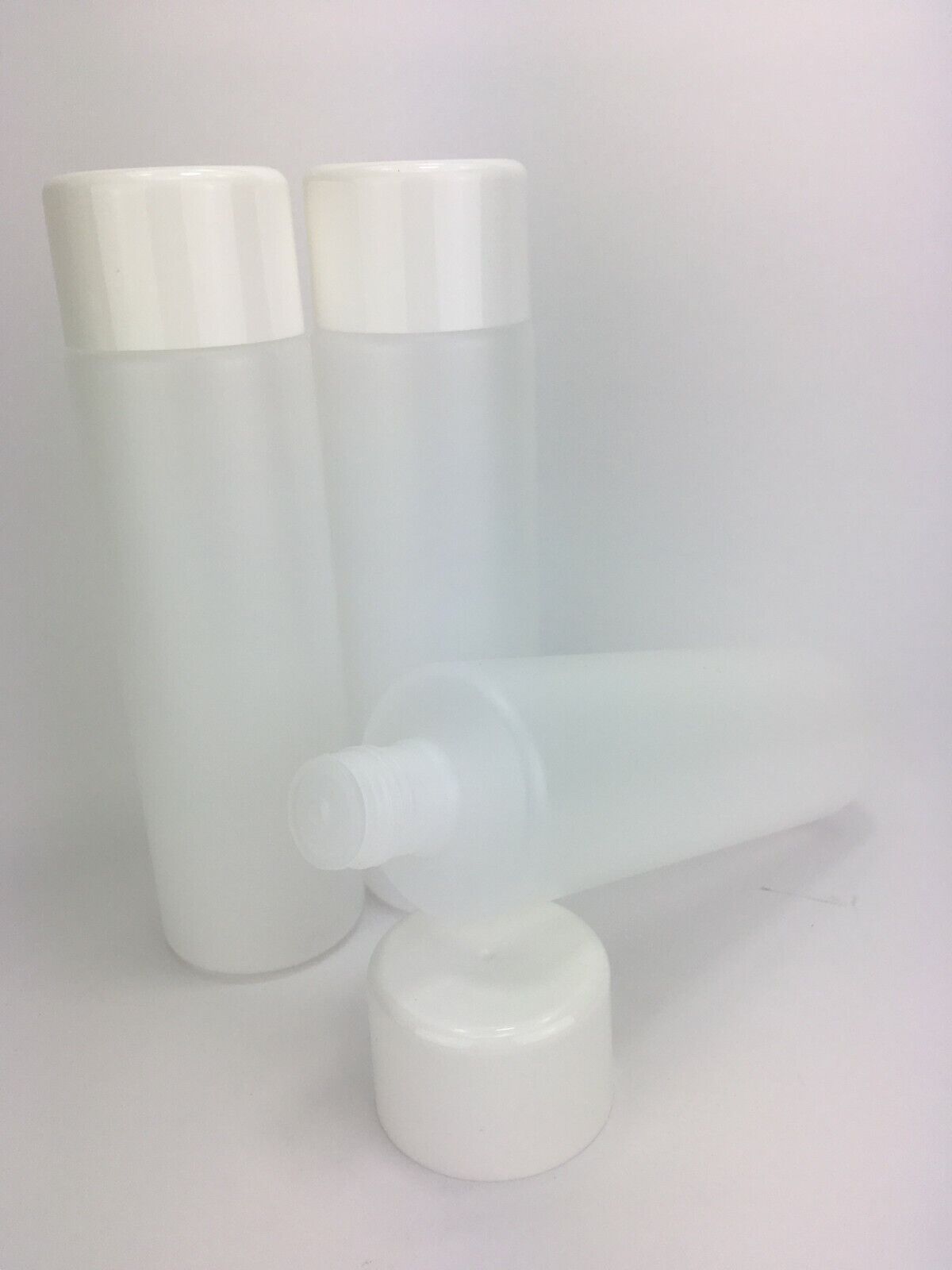 10 Stück 250 ml Rundflasche HDPE, Kunststoffflasche, Dosierflasche, Flasche