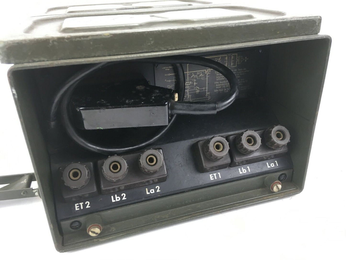 Amtszusatz, original Bundeswehr, für Vermittlung Feldfernsprecher Feldtelefon