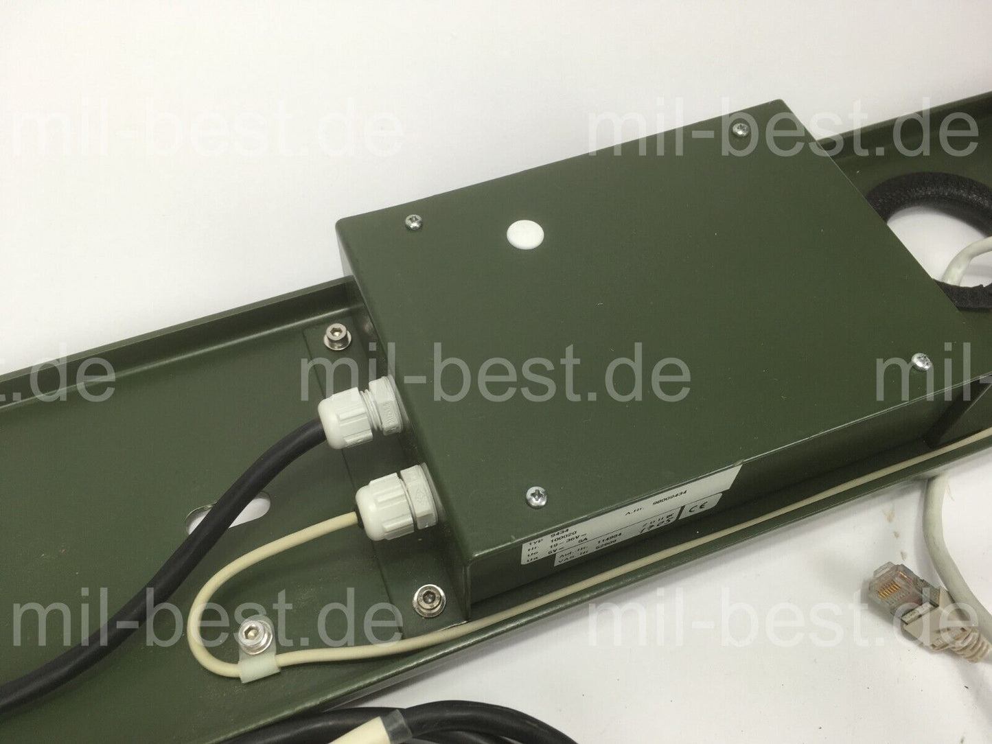 EBS Ethernet Converter 10 Base T/FL mit Trafo 24V auf 5 V, ex. Bundeswehr
