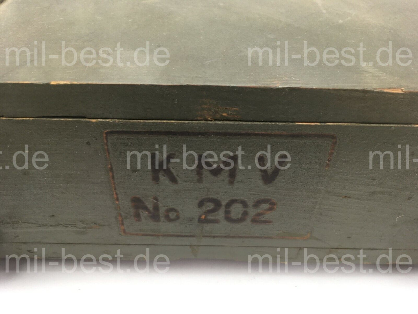Holzkiste, Kiste 44 x 28 h = 11 cm VINTAGE SEHR ALT ex. Schweizer Armee (137)