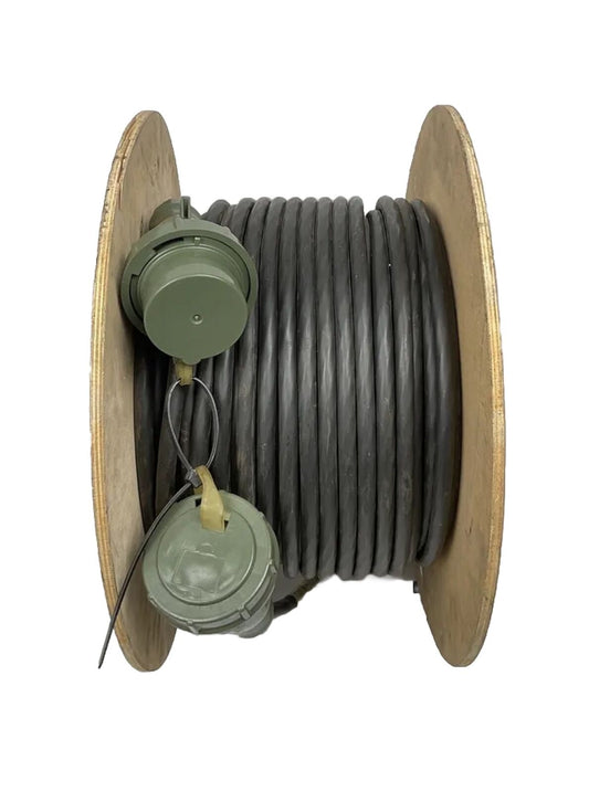 50m Starkstrom Kabel 16A-6h, 220/380V Mennekes Ex. Bundeswehr 1083