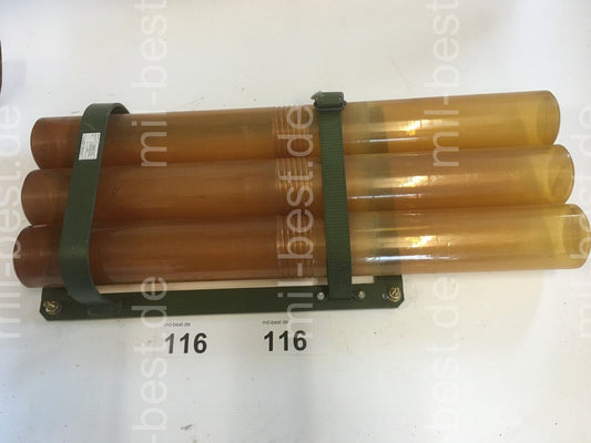 Kartenrollenhalter, Halter für 3 Kartenhülsen Kabine Zeppelin ex Bundeswehr 116