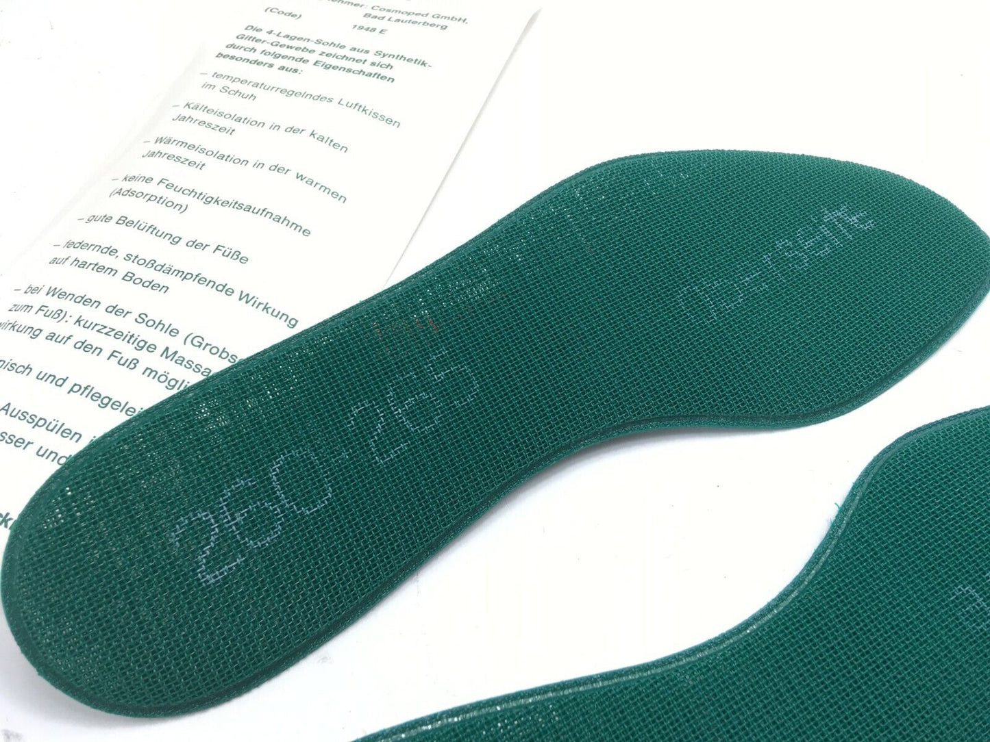 Einlegesohlen Original Bundeswehr Größe 260 - 265 entspricht Gr. 40 - 42 NEU!!