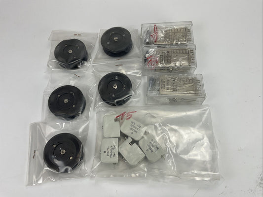 Konvolut: Teile für Vermittlung Anschaltung, Kabelrollen ex Bundeswehr 0558 K018