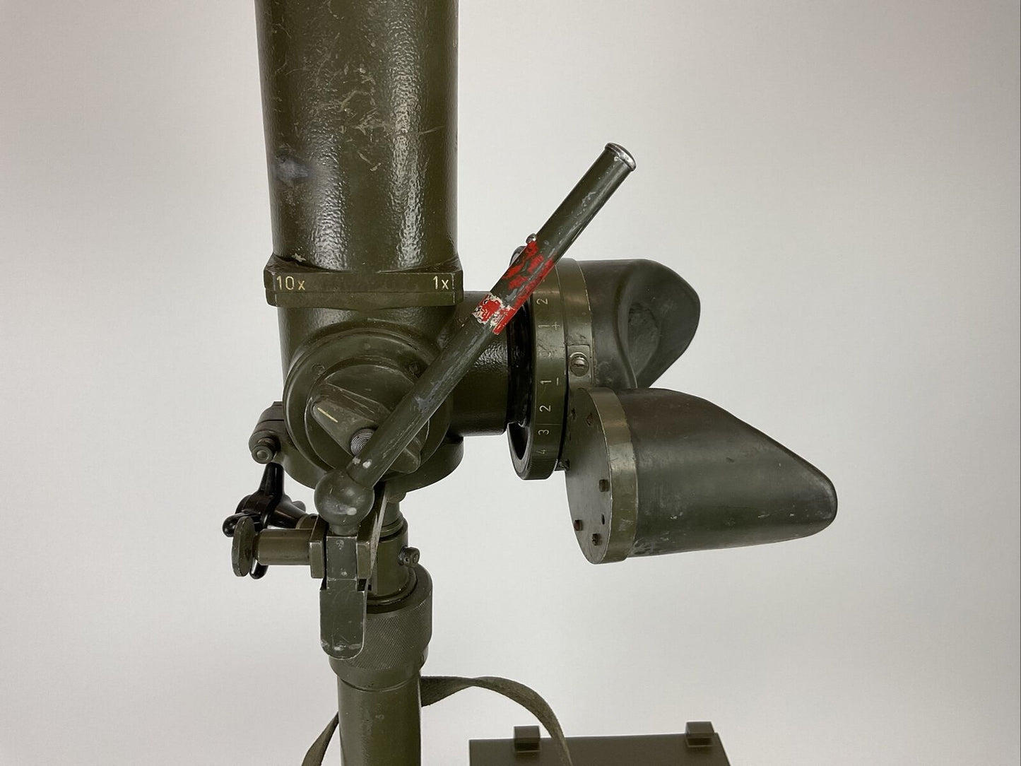 Fernrohrwinkel 1- / 10-fach Periskop Fernrohr Hensoldt Wetzlar Bundeswehr 0516