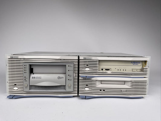 HP DLT Tape + Plex Writer 40/12/40S Einschub 19 Zoll Ex. Bundeswehr 0637