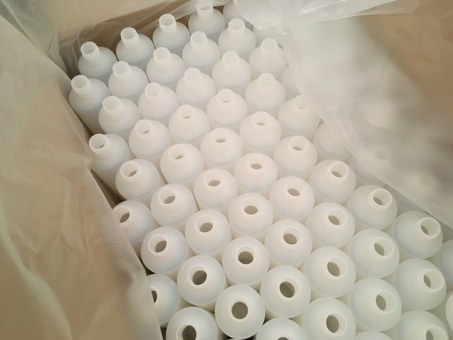 3000 Stück 250 ml Rundflasche HDPE, Kunststoffflasche, Dosierflasche, Flasche