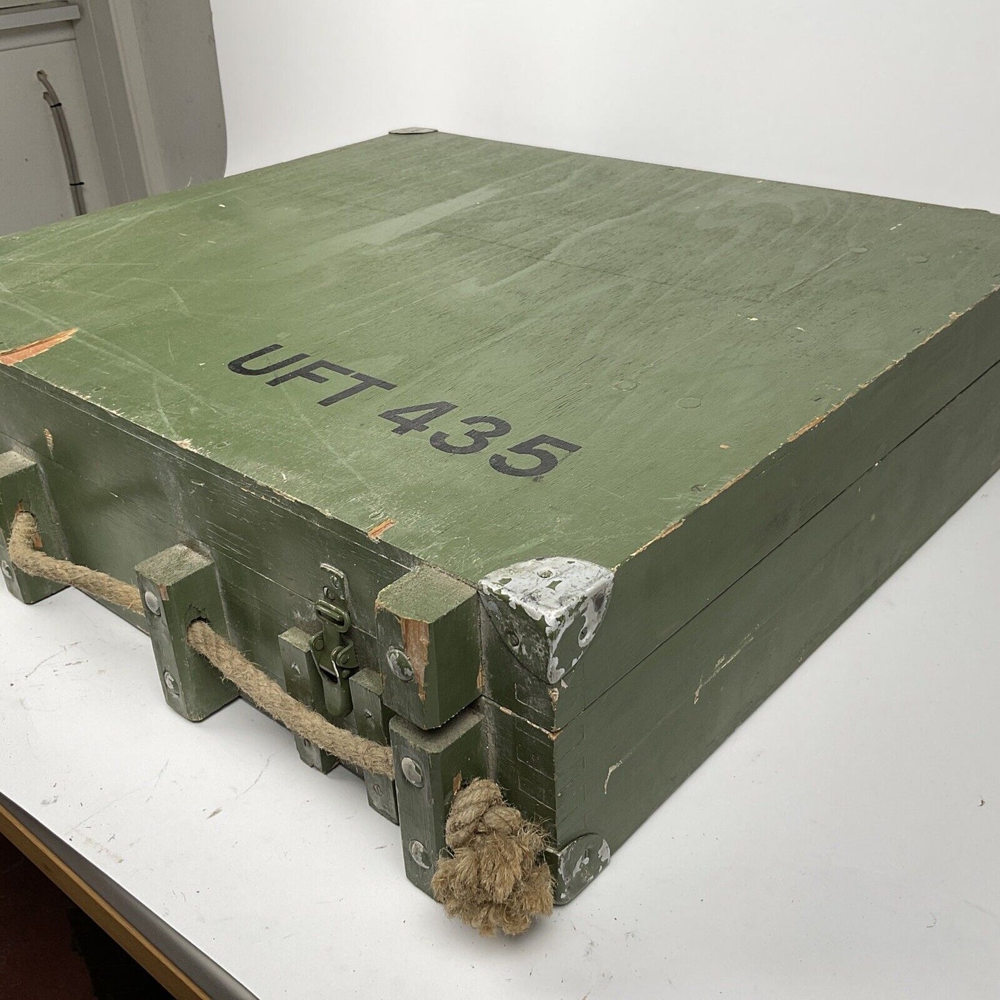 Holzkiste Für Funkgerät UFT 435 NVA Vitage Ostalgie DDR 0594