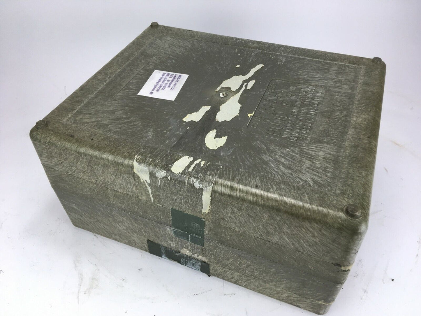 Bundeswehr Transportkiste 32 x 26 x 16 cm mit Schaumstoff GFK Box Behälter Kiste