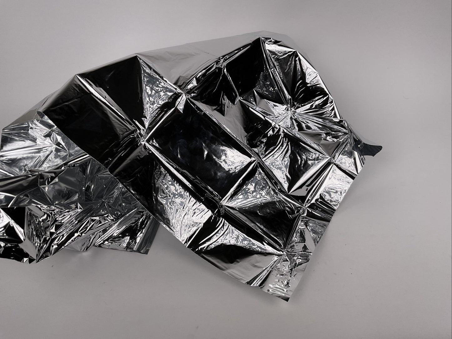 5 Stück! Army Rettungsdecke Notfalldecke silber/silber 220x160 cm  1747
