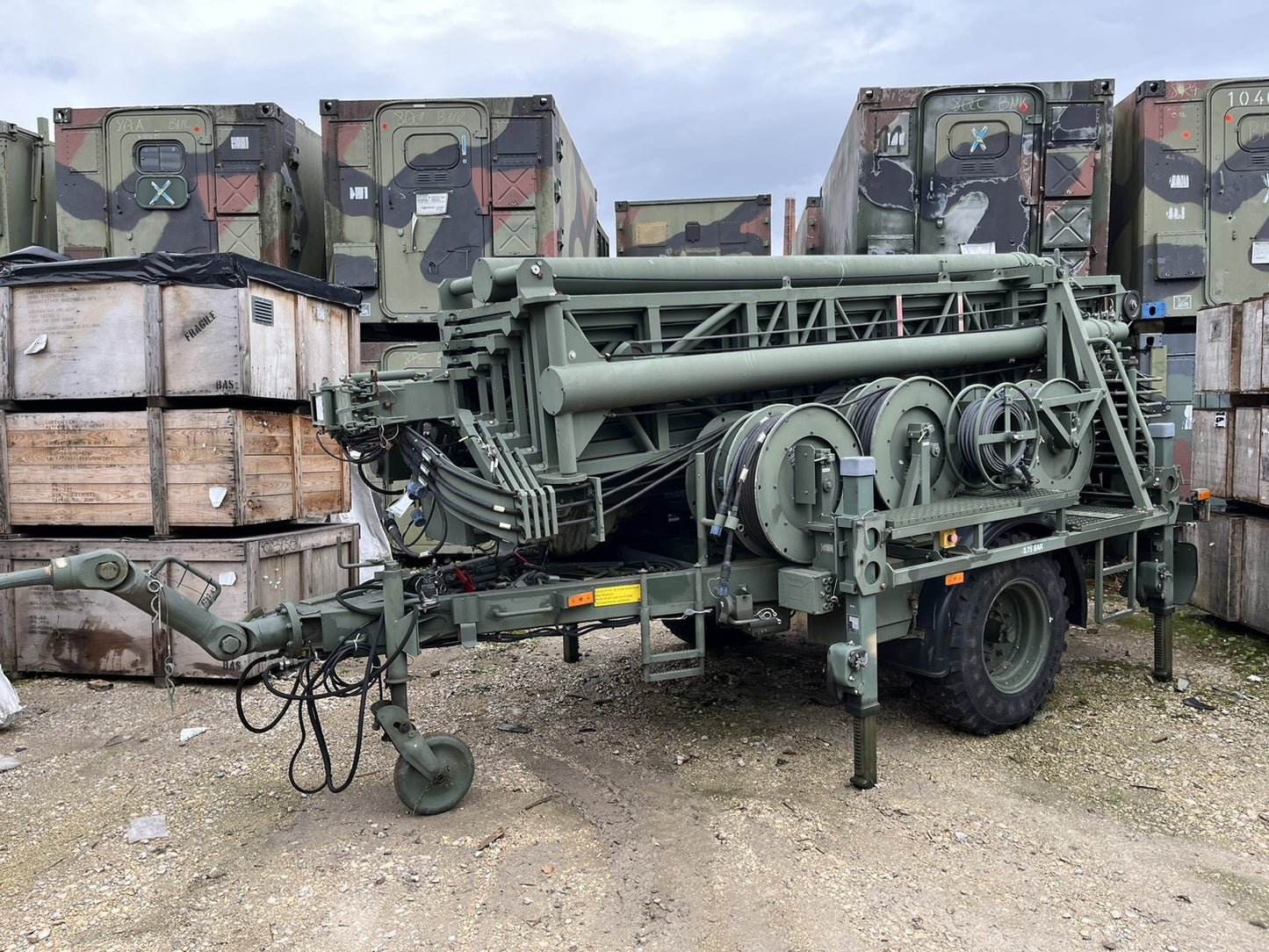 25 m FTM23/5 SMAG Gittermast Bundeswehr Antennenmast Antennenträger AUTOKO90