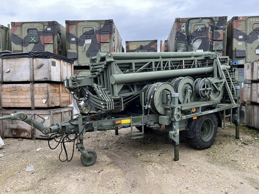 25 m FTM23/5 SMAG Gittermast Bundeswehr Antennenmast Antennenträger AUTOKO90