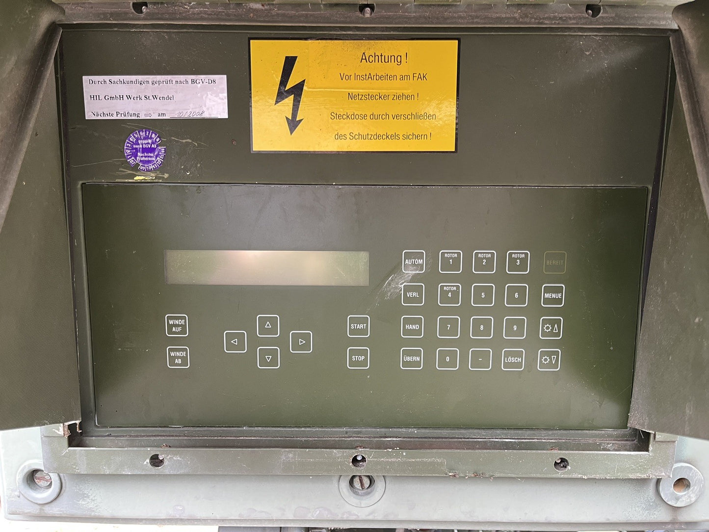 25 m FTM23/5 SMAG Gittermast Bundeswehr Antennenmast Antennenträger AUTOKO90