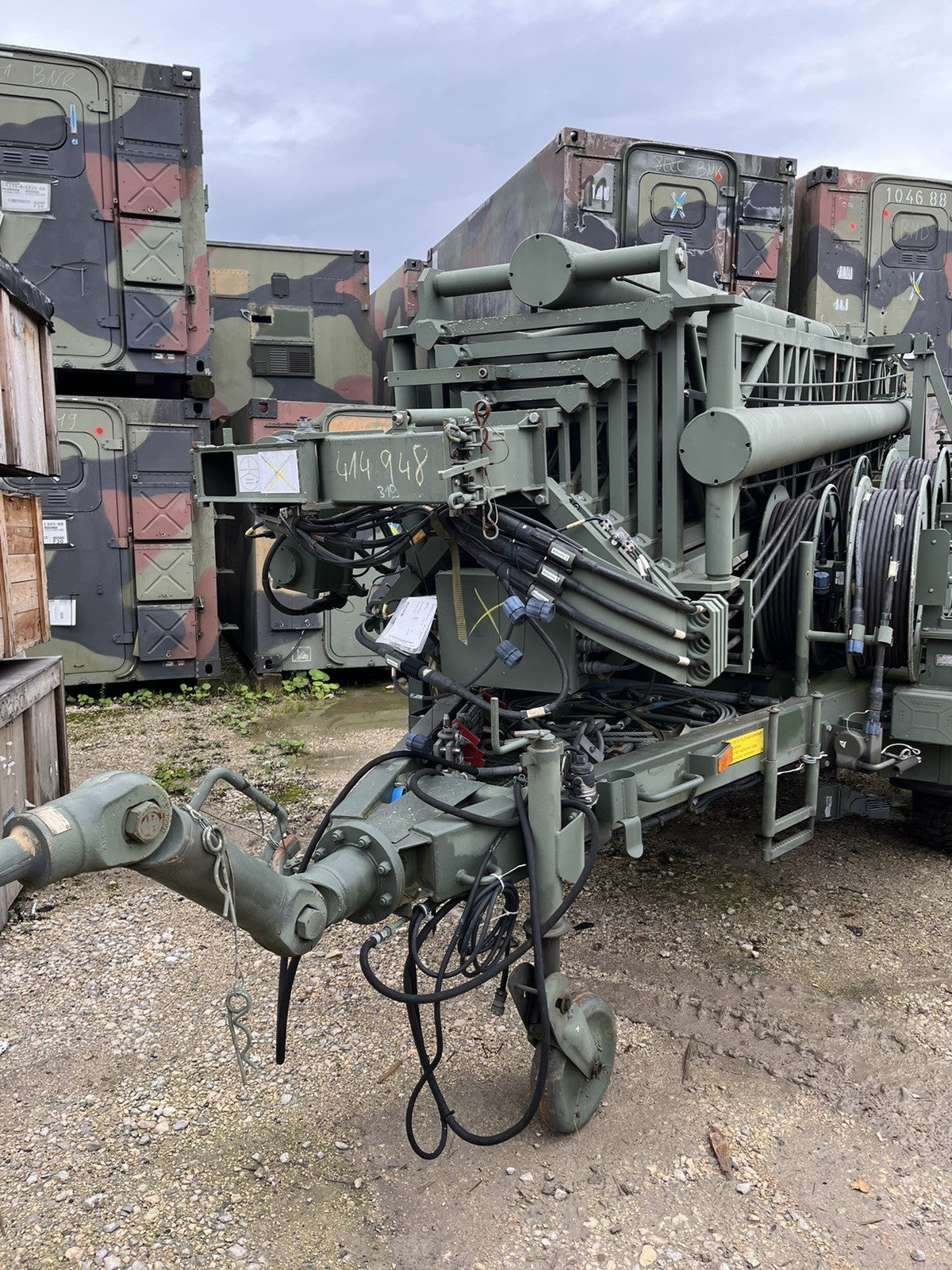 25 m FTM23/5 SMAG Gittermast Bundeswehr Antennenmast Antennenträger AUTOKO90