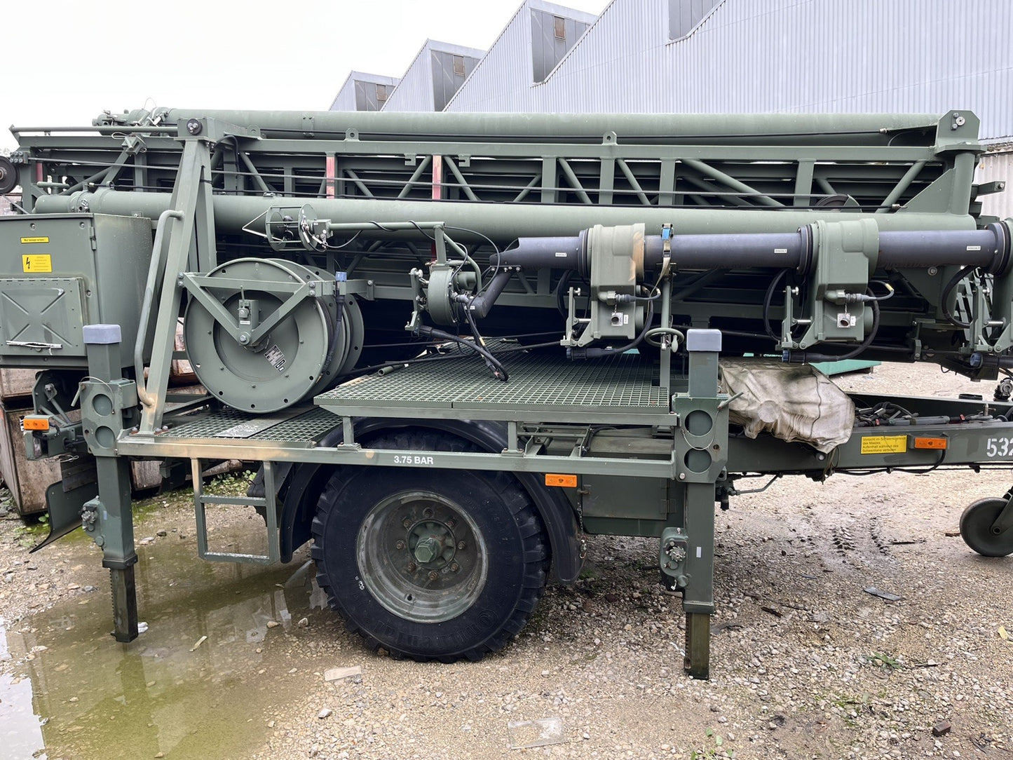25 m FTM23/5 SMAG Gittermast Bundeswehr Antennenmast Antennenträger AUTOKO90