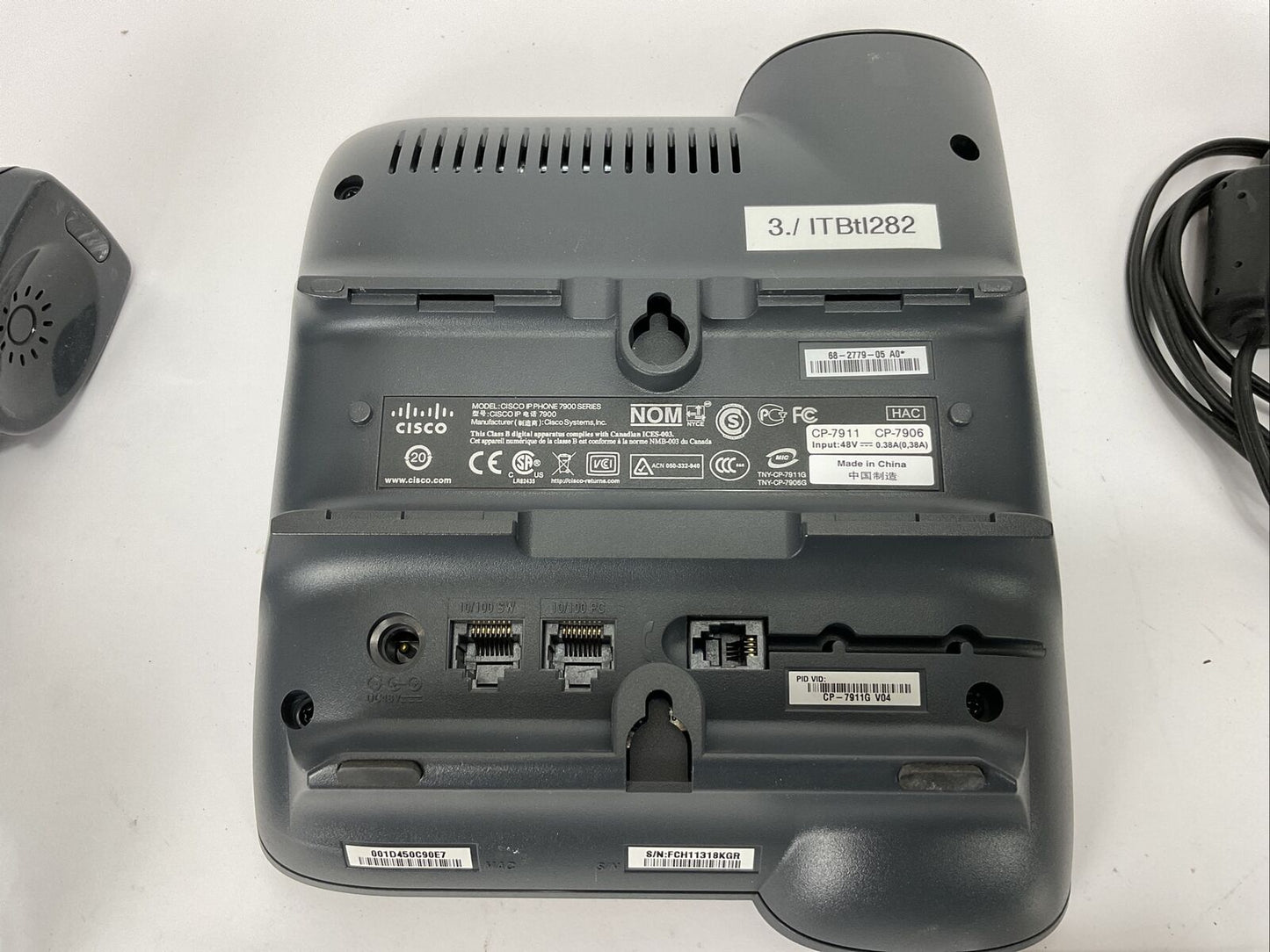 Cisco IP Telefon 7911G, Tischtelefon, Ex. Bundeswehr 0209