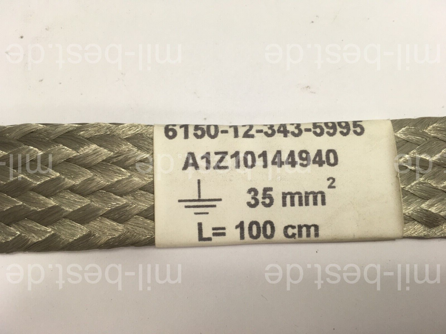 Erdungsband, Masseband, 35 mm2, 100 cm, 6150-12-343-5995  ORIGINAL Bundeswehr