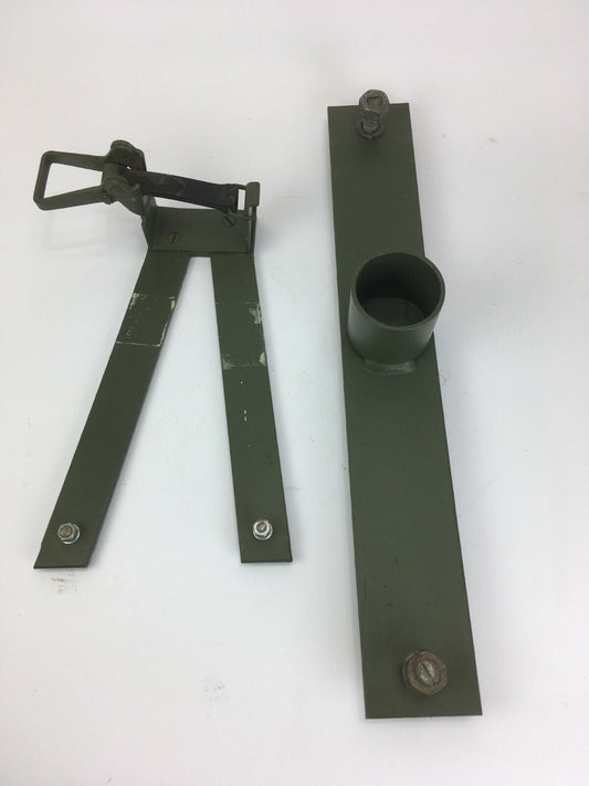 Halterung Erdungsspieß, Klemmbügel, Bundeswehr, Kabine, Shelter