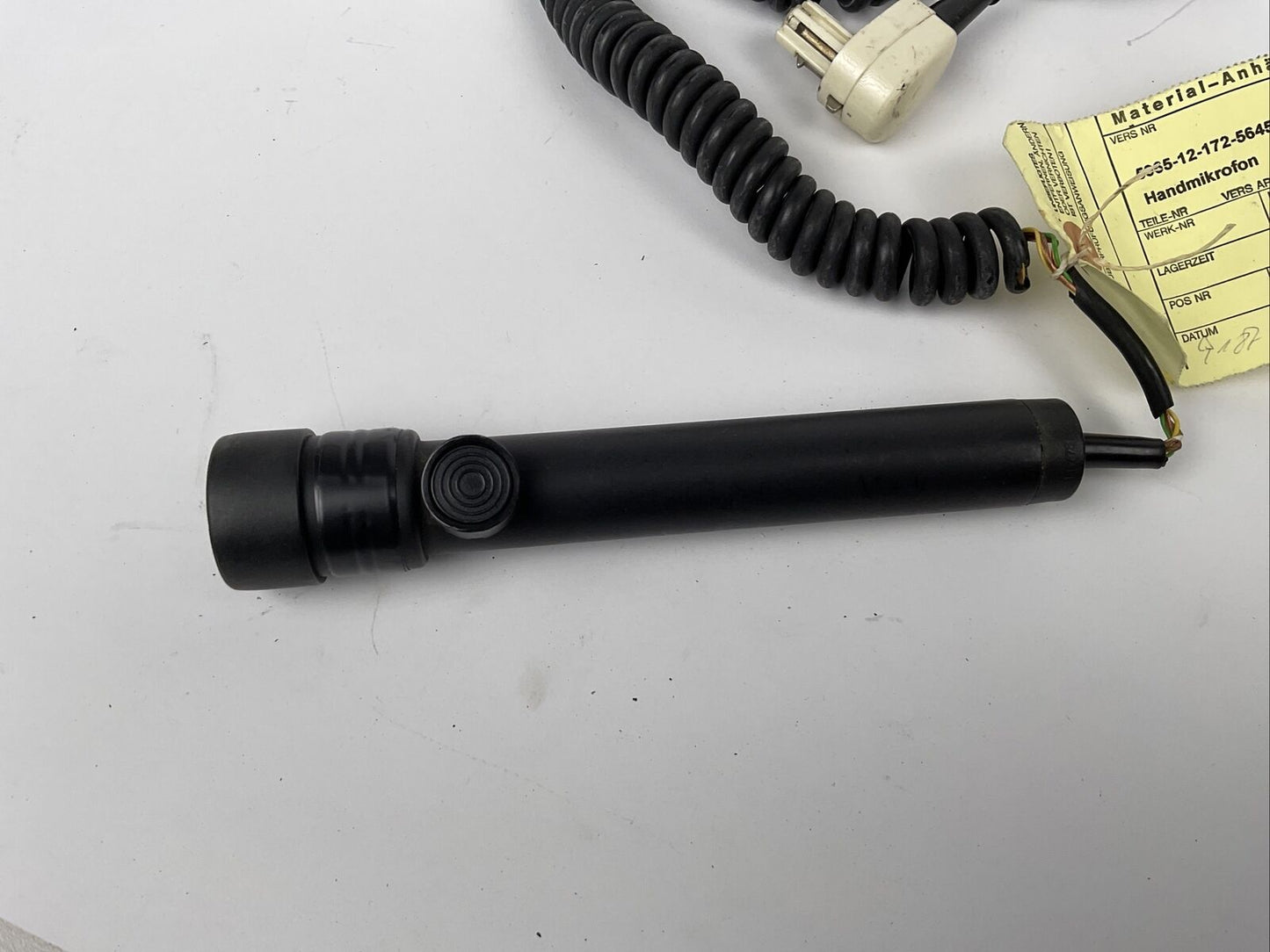 Handmikrophon, Microphone, Dynamic 5965-12-172-5645 Ex. Bundeswehr K024 0823