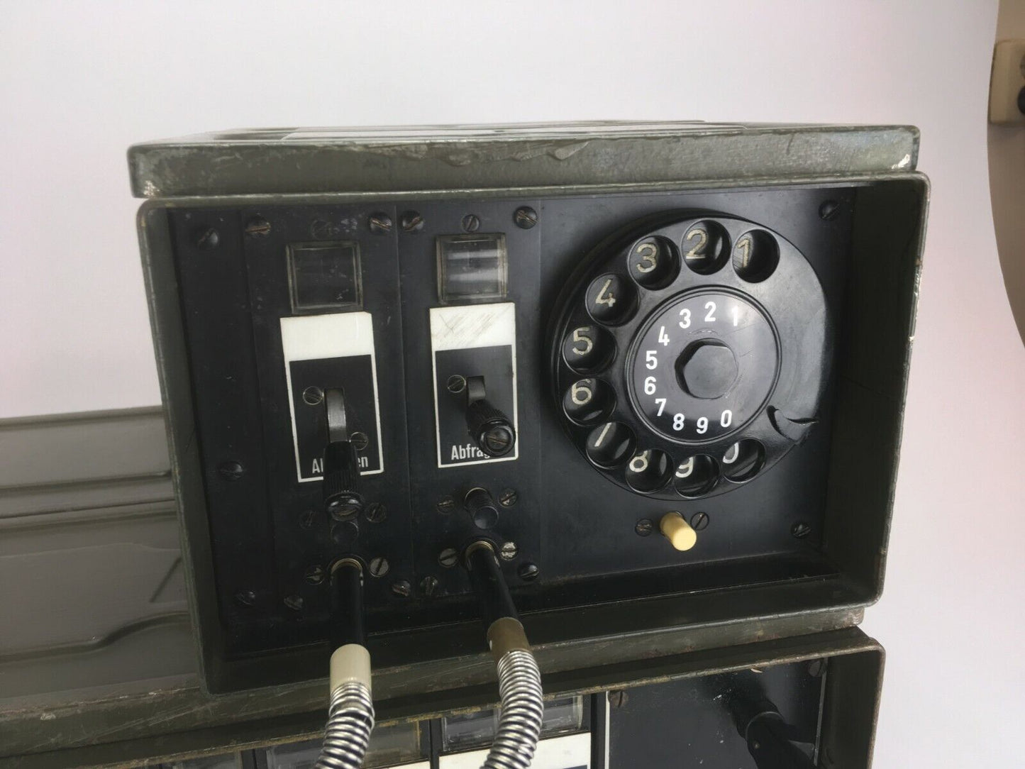 Amtszusatz, original Bundeswehr, für Vermittlung Feldfernsprecher Feldtelefon